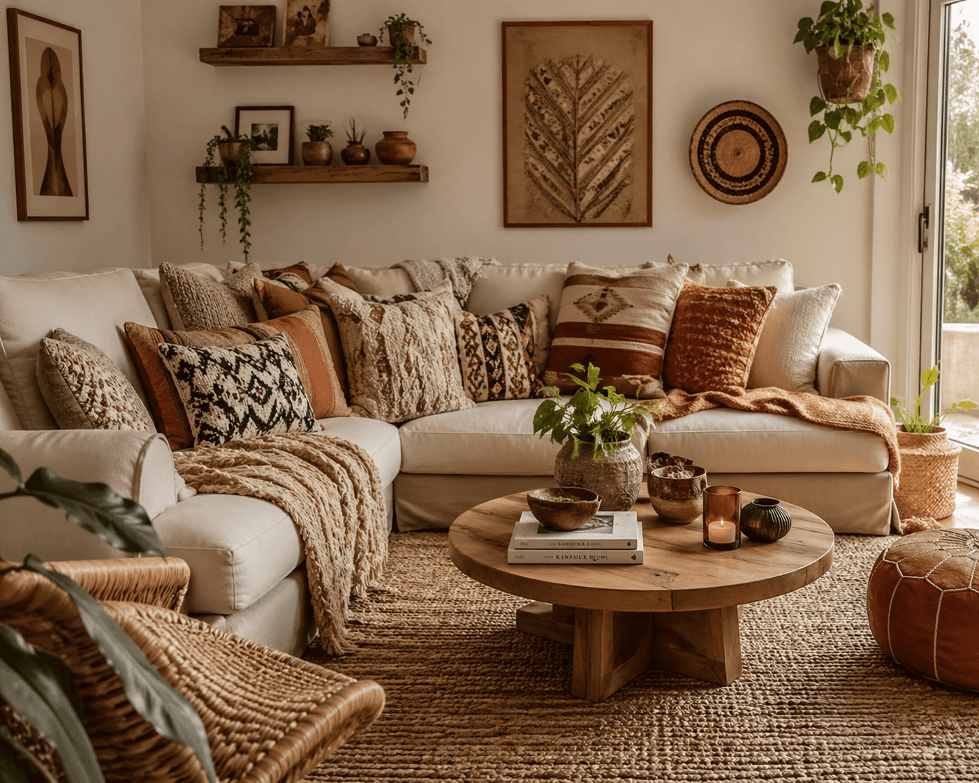 Decorative pillows chosen to match the mood of a couch